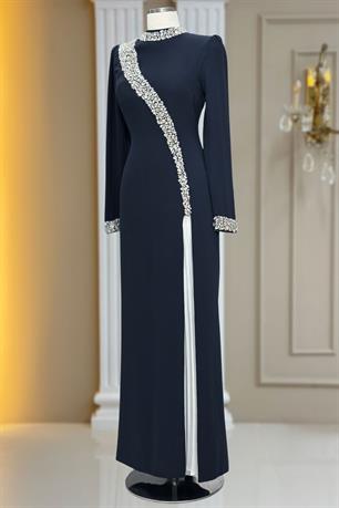 İnci Tesettür Abiye Siyah