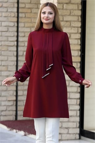 Işıl Tesettür Tunik Bordo