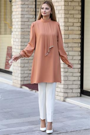 Işıl Tesettür Tunik Camel