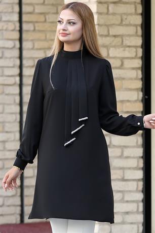 Işıl Tesettür Tunik Siyah