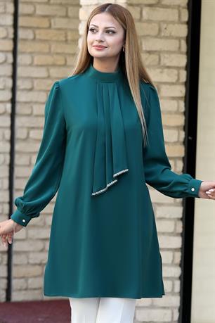 Işıl Tesettür Tunik Zümrüt