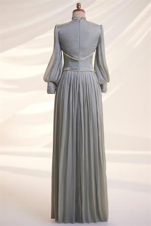 Lara Tesettür Abiye Mint