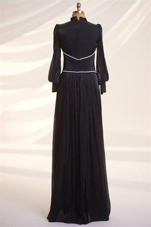 Lara Tesettür Abiye Siyah