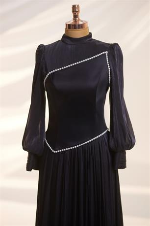 Lara Tesettür Abiye Siyah