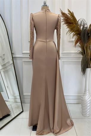 Leyla Tesettür Abiye Rose