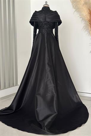 Lima Tesettür Abiye Siyah