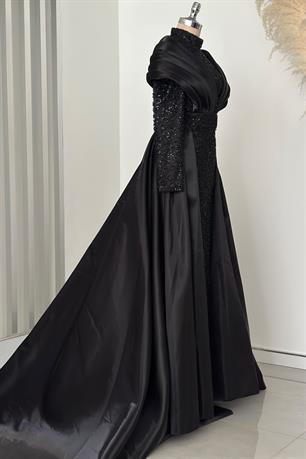 Lima Tesettür Abiye Siyah