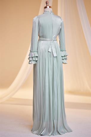 Lina Tesettür Abiye Mint