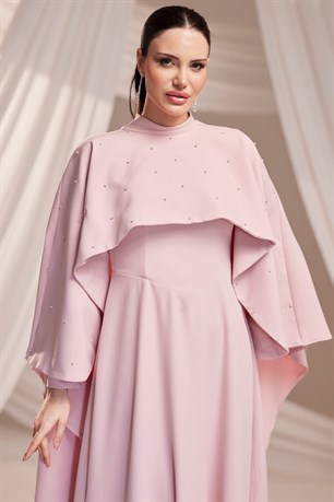 Lina Tesettür Abiye Pudra