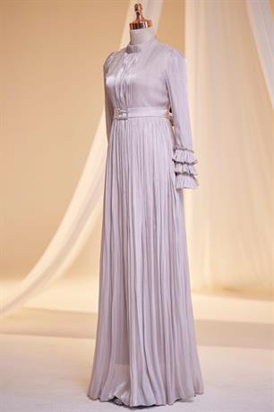 Lina Tesettür Abiye Pudra