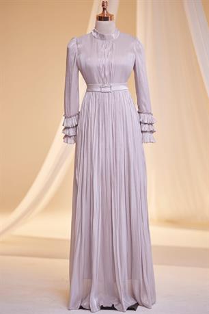 Lina Tesettür Abiye Pudra