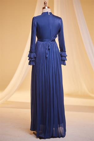 Lina Tesettür Abiye Saks