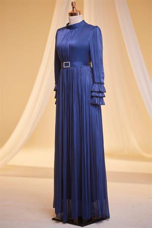 Lina Tesettür Abiye Saks