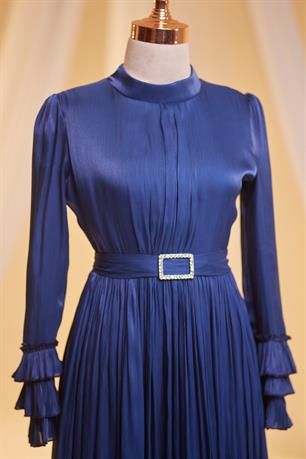 Lina Tesettür Abiye Saks