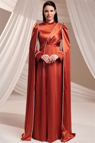 Liva Tesettür Abiye Kiremit