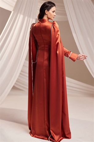 Liva Tesettür Abiye Kiremit