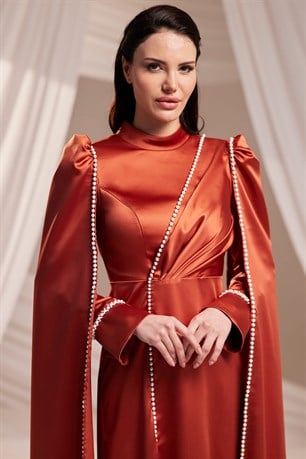 Liva Tesettür Abiye Kiremit