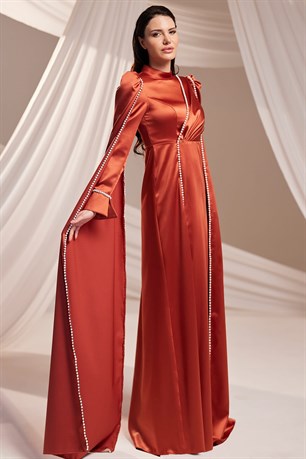 Liva Tesettür Abiye Kiremit