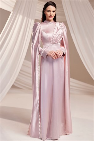 Liva Tesettür Abiye Pudra