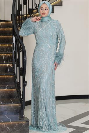 Luisa Tesettür Abiye Mint