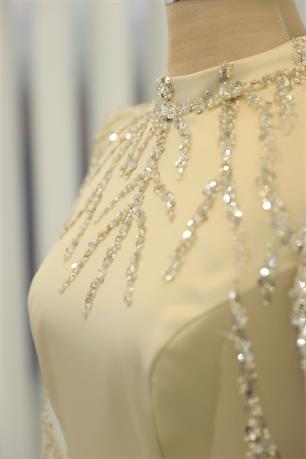 Matmazel Tesettür Abiye Gold