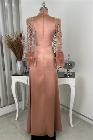 Matmazel Tesettür Abiye Rose