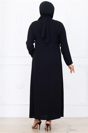 Melek Tesettür Abiye Siyah