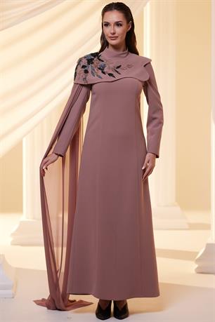 Nadya Tesettür Abiye Tarçın