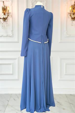 Naz Tesetür Abiye İndigo