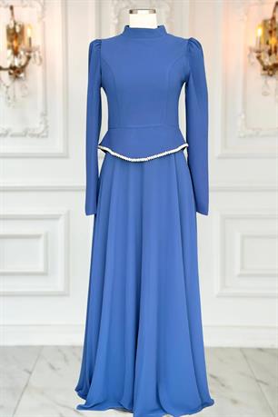 Naz Tesetür Abiye İndigo