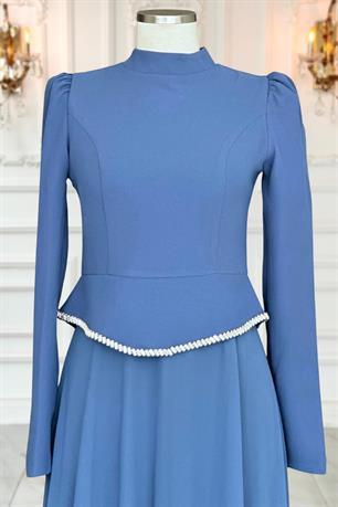 Naz Tesetür Abiye İndigo