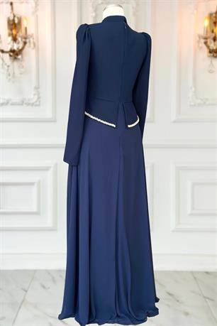 Naz Tesetür Abiye Lacivert