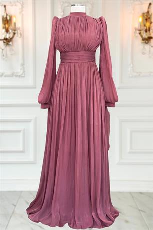 Nida Tesettür Abiye Gül Kurusu