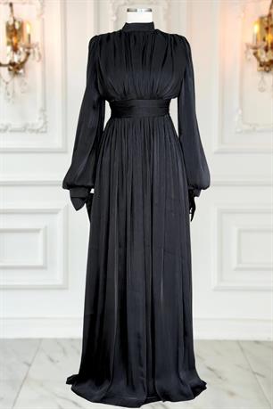 Nida Tesettür Abiye Siyah