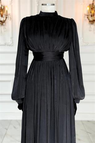 Nida Tesettür Abiye Siyah