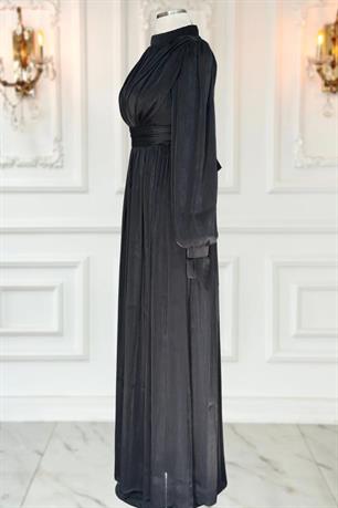 Nida Tesettür Abiye Siyah