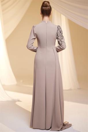 Nil Tesettür Abiye Vizon