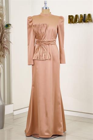 Papyon Tesettür Abiye Rose