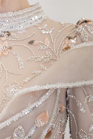 Safa Tesettür Abiye Gold