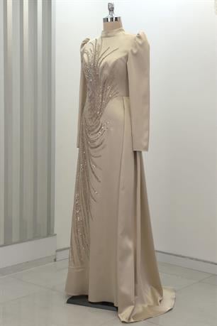 Solis Tesettür Abiye Gold