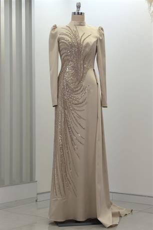 Solis Tesettür Abiye Gold