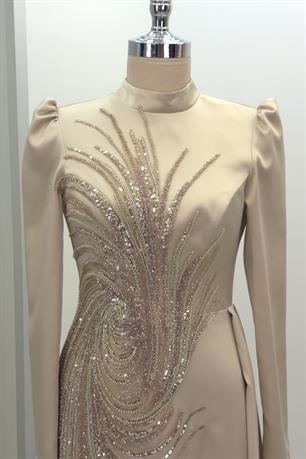 Solis Tesettür Abiye Gold