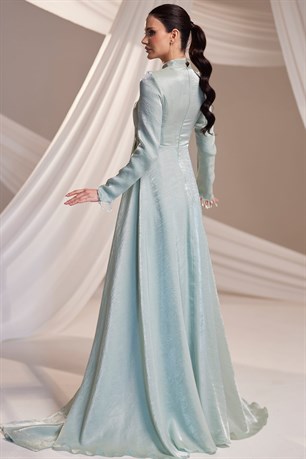 Sude Tesettür Abiye Mint