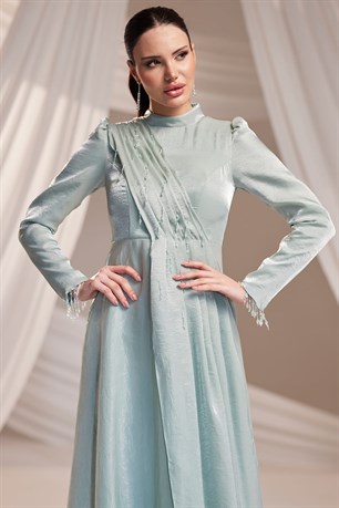 Sude Tesettür Abiye Mint