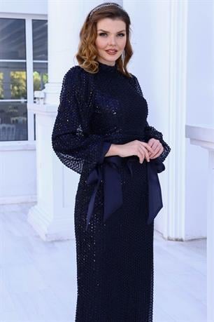 Sude Tesettür Abiye Siyah