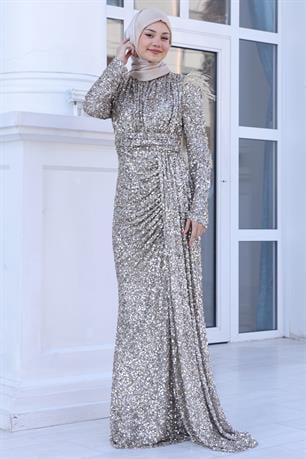 Şura Tesettür Abiye Gold