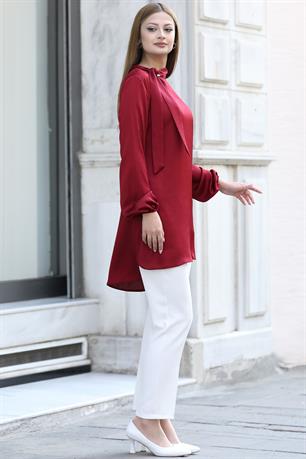 Trend Tesettür Tunik Kırmızı