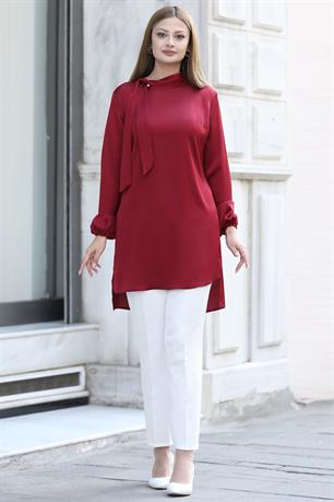 Trend Tesettür Tunik Kırmızı