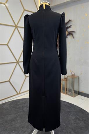 Tuana Tesettür Abiye Siyah