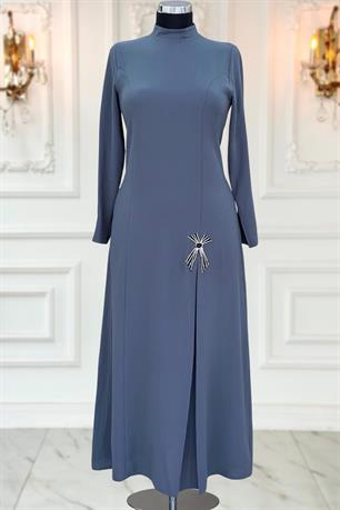 Tuay Tesettür Abiye Antrasit